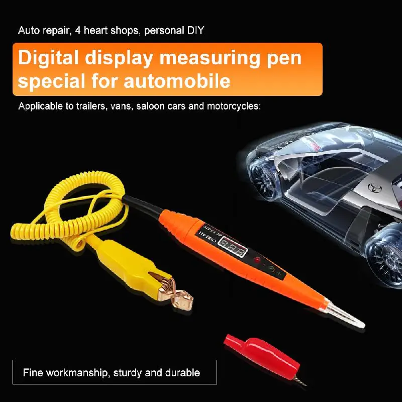 Digital Test Pencil Multi-function Digital Display Voltage Tester Test Pen 2.5-32V For Checking Circuits Fuses
Digital Test Pencil Multi-function Digital Display Voltage Tester Test Pen 2.5-32V For Checking Circuits Fuses