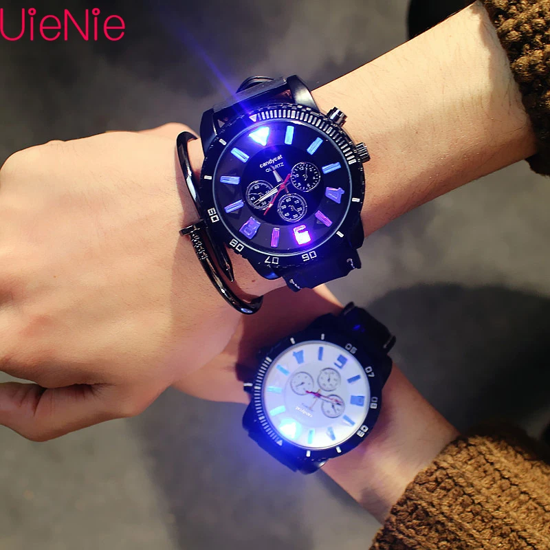 Men and women pass watch Fashion Leisure wild numeral Luminous Silicone buckle Luxury Fashion Couple electronics Watch
Men and women pass watch Fashion Leisure wild numeral Luminous Silicone buckle Luxury Fashion Couple electronics Watch