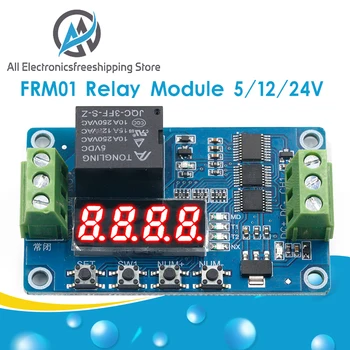 DC 5V/12V/24V Multifunction Relay PLC Cycle Delay Time Timer Switch Self-lock Module PLC Home Automation Delay Module Board
DC 5V/12V/24V Multifunction Relay PLC Cycle Delay Time Timer Switch Self-lock Module PLC Home Automation Delay Module Board