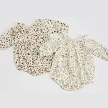 Baby Girl Floral Bodysuit Autumn Long Sleeve Vintage Jumpsuit Flower Pattern Girls Onesie Sunsuit Summer Clothing 
Baby Girl Floral Bodysuit Autumn Long Sleeve Vintage Jumpsuit Flower Pattern Girls Onesie Sunsuit Summer Clothing