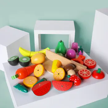 Pretend play Magnetic fruit cutting game wooden food kitchen kids educational toys miniature doll food toy kindergarten supplies
Pretend play Magnetic fruit cutting game wooden food kitchen kids educational toys miniature doll food toy kindergarten supplies