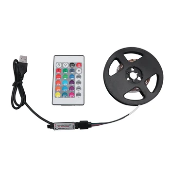USB RGB SMD 5050 LED Strip Dimmable TV Background Lighting TV Backlight Lamp Romantic Holiday Lights Outdoor Lighting
USB RGB SMD 5050 LED Strip Dimmable TV Background Lighting TV Backlight Lamp Romantic Holiday Lights Outdoor Lighting