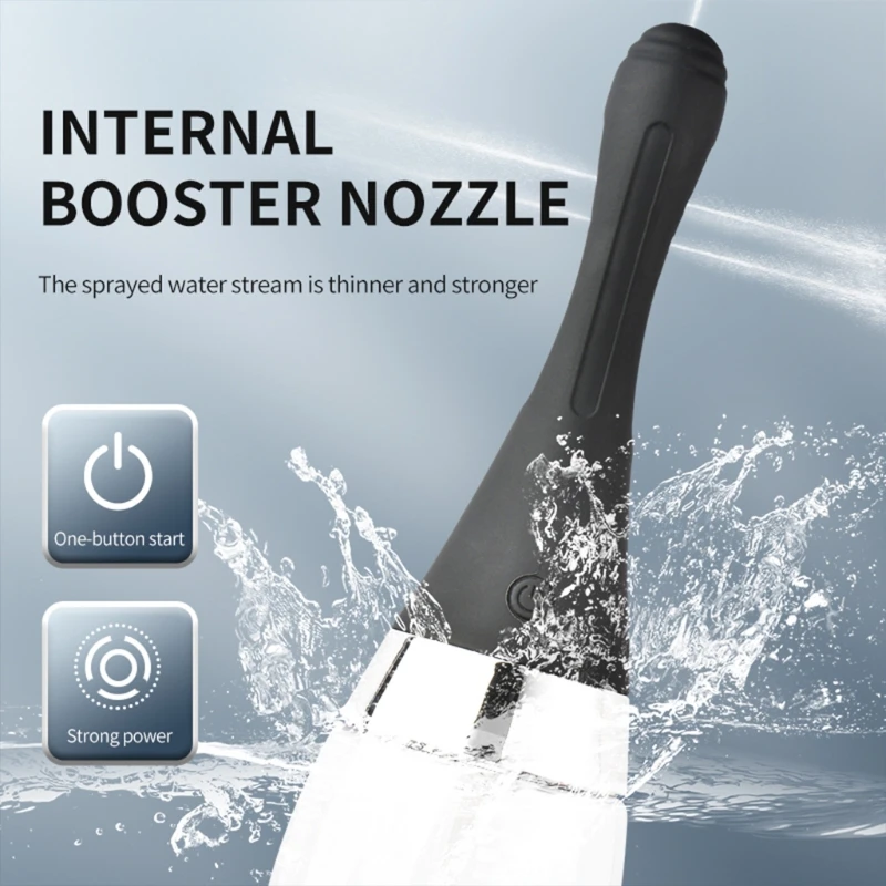 Анальный душ Nexus с 2 насадками, черный NA011 - Nexus - Анальные души и клизмы - Купить