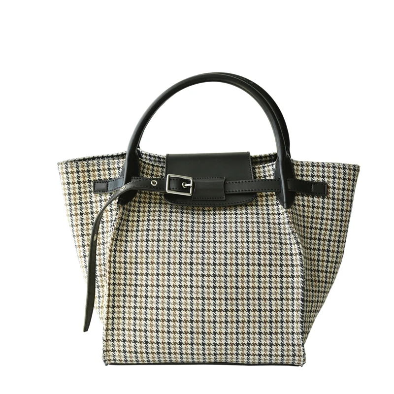 2019 New Fashion Shopper Totes handbag Houndstooth Pattern Buckle Large Capacity Simple Personality Handbags
2019 New Fashion Shopper Totes handbag Houndstooth Pattern Buckle Large Capacity Simple Personality Handbags