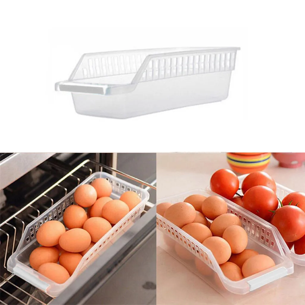 1 Pcs New Creative Kitchen Refrigerator Space Saver Organizer Slide Shelf Rack Rack Holder Storage Wear-resistant Easy to Use #A
1 Pcs New Creative Kitchen Refrigerator Space Saver Organizer Slide Shelf Rack Rack Holder Storage Wear-resistant Easy to Use #A