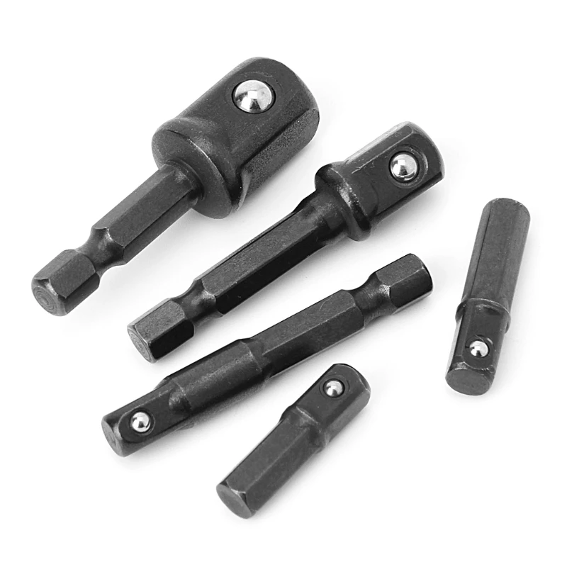 5 Pcs Socket Bit Adapter Drill Nut Driver 1/4\" 3/8\" 1/2\" Power Extension Bar Set B95B
5 Pcs Socket Bit Adapter Drill Nut Driver 1/4\" 3/8\" 1/2\" Power Extension Bar Set B95B