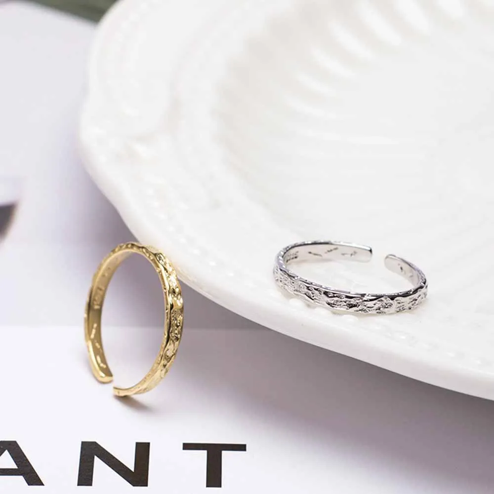 1 Piece 925 Sterling Silver Tinfoil Paper Stackable Stacking Open Rings for Women Fashion Gift Finger Jewelry
1 Piece 925 Sterling Silver Tinfoil Paper Stackable Stacking Open Rings for Women Fashion Gift Finger Jewelry