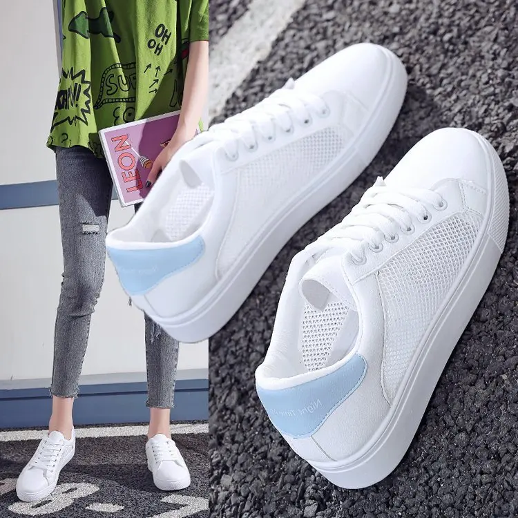White Shoes Women's 2019 Summer New Style Korean-style Versatile Breathable Mesh Casual Sports Shoes Harajuku Air Baffle
White Shoes Women's 2019 Summer New Style Korean-style Versatile Breathable Mesh Casual Sports Shoes Harajuku Air Baffle