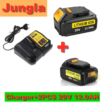 2PCS 20V 12.0Ah MAX Battery power tool Replacement for DeWalt DCB184 DCB181 DCB182 DCB200 20V 5A 20Volt 20V Battery+ 3A Charger
2PCS 20V 12.0Ah MAX Battery power tool Replacement for DeWalt DCB184 DCB181 DCB182 DCB200 20V 5A 20Volt 20V Battery+ 3A Charger