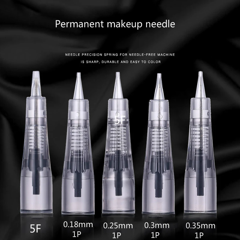 Newest 50pcs 0.18/0.25/0.3mm 1RL round liner 1P micro cartridge tattoo needles for digital permanent makeup eyebrow machine
Newest 50pcs 0.18/0.25/0.3mm 1RL round liner 1P micro cartridge tattoo needles for digital permanent makeup eyebrow machine