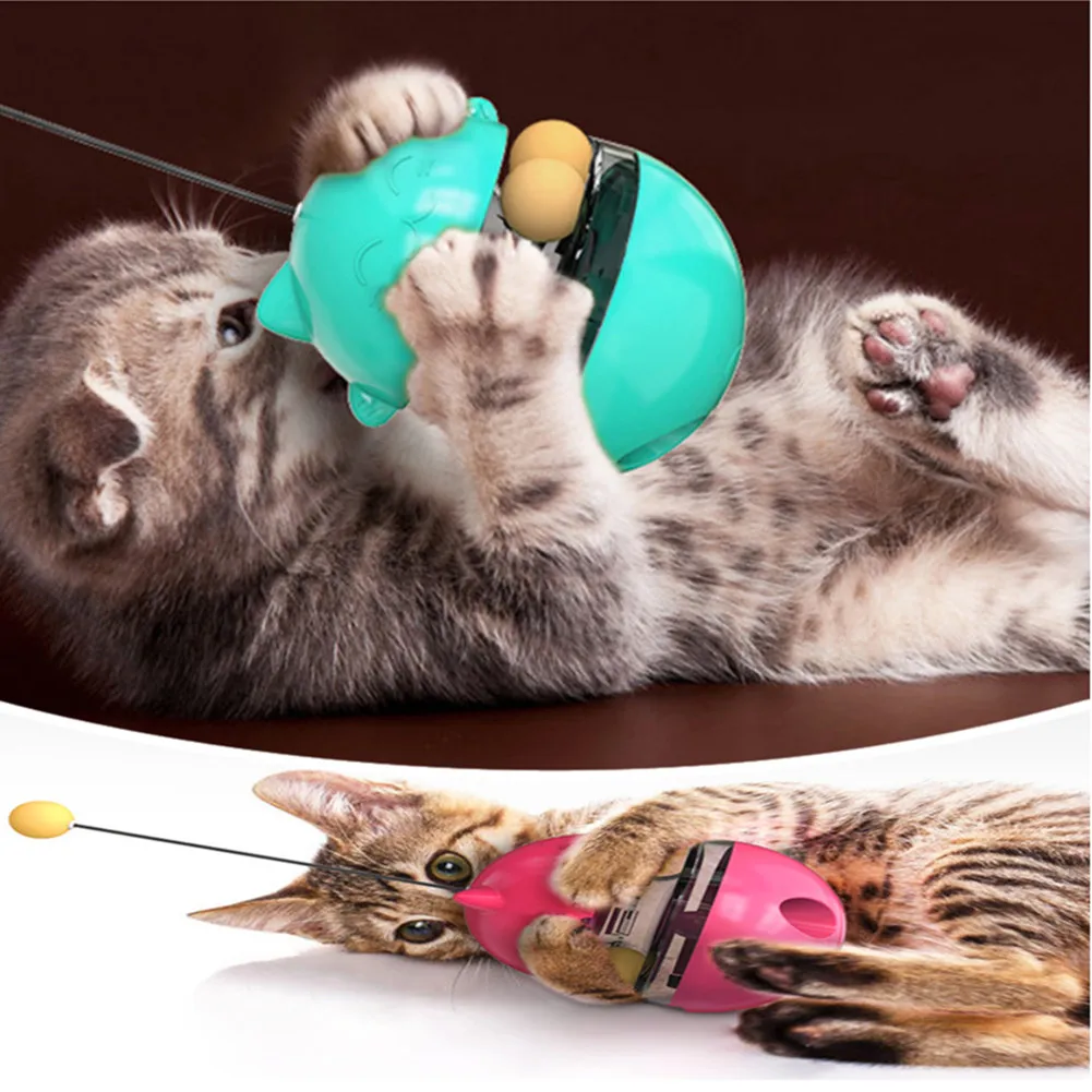 Funny Tumbler Cat Toy With Cat Stick Treat Leaking Toy for Cats Kitten Self-Playing Puzzle Interactive Cat Toys Pet Products
Funny Tumbler Cat Toy With Cat Stick Treat Leaking Toy for Cats Kitten Self-Playing Puzzle Interactive Cat Toys Pet Products