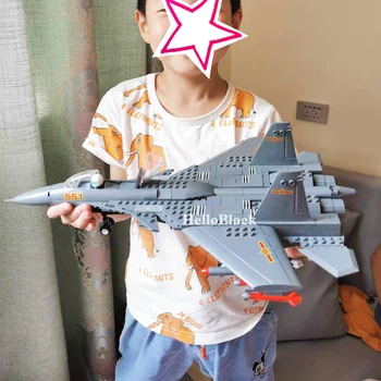 J-15 Military Aircraft Fighter Stealth Fighter Building Blocks WW2 Morden Army War Craft Plane bricks toy for kids gift
J-15 Military Aircraft Fighter Stealth Fighter Building Blocks WW2 Morden Army War Craft Plane bricks toy for kids gift