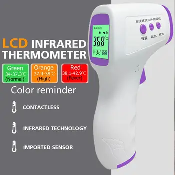 2020 Baby Adult LED Electronic Digital Non-Contact Infrared Thermometer Ear Temperature Gn One Second Read Forehead Measurement
2020 Baby Adult LED Electronic Digital Non-Contact Infrared Thermometer Ear Temperature Gn One Second Read Forehead Measurement