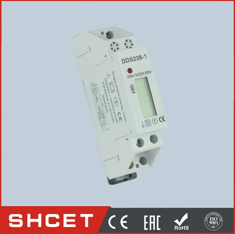 DDS238LCD-1P without RS485 Single Phase Din Rail Type Watt Hour Meter single phase energy meter
DDS238LCD-1P without RS485 Single Phase Din Rail Type Watt Hour Meter single phase energy meter