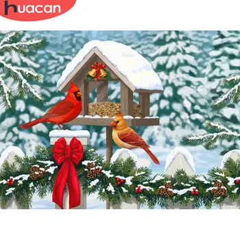 HUACAN Coloring By Numbers Snow Bird Animals HandPainted Kits Drawing Canvas Pictures Winter Christmas DIY Oil Painting Gift
HUACAN Coloring By Numbers Snow Bird Animals HandPainted Kits Drawing Canvas Pictures Winter Christmas DIY Oil Painting Gift