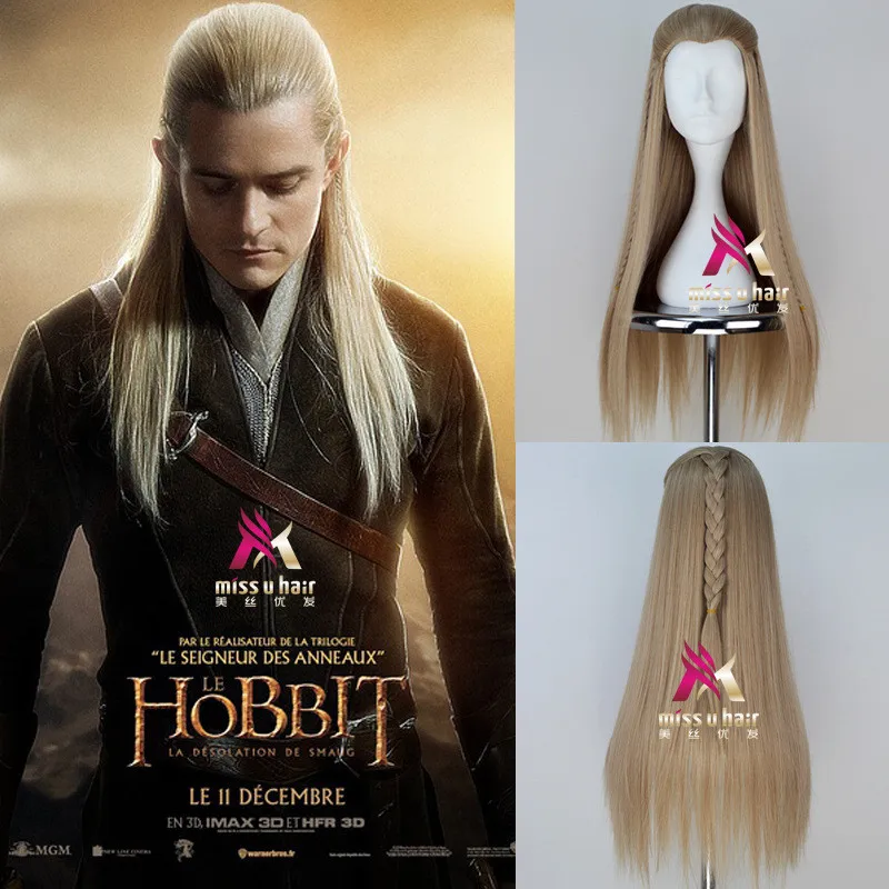 Cosplay The Hobbit Legolas Greenleaf Gold Long Braided Wig Role Play Hair The Lord of the Rings Elf Orlando Bloom Blonde Wig
Cosplay The Hobbit Legolas Greenleaf Gold Long Braided Wig Role Play Hair The Lord of the Rings Elf Orlando Bloom Blonde Wig