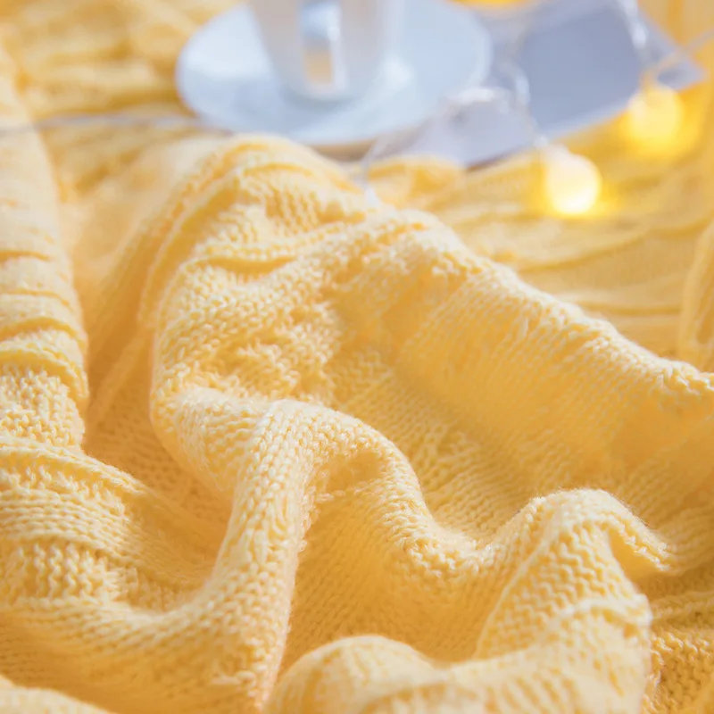 Luo Qi Acrylic Knitted INS Hot Selling Home Blanket Airable Blanket Office Nap Blanket Soft Loading Nap Blanket
Luo Qi Acrylic Knitted INS Hot Selling Home Blanket Airable Blanket Office Nap Blanket Soft Loading Nap Blanket