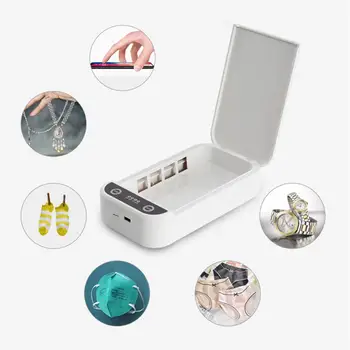 Fast Effective Sterilization Disinfector Box Ultraviolet Light Mask Sanitizer UV-Clean Disinfection for Mobile Phone, Toothbrush
Fast Effective Sterilization Disinfector Box Ultraviolet Light Mask Sanitizer UV-Clean Disinfection for Mobile Phone, Toothbrush