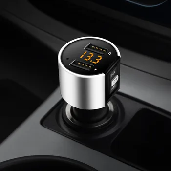 Bluetooth fands-free car kit FM transmitter adapter with dual USB fast charger wireless Audio misic MP3 Player
Bluetooth fands-free car kit FM transmitter adapter with dual USB fast charger wireless Audio misic MP3 Player
