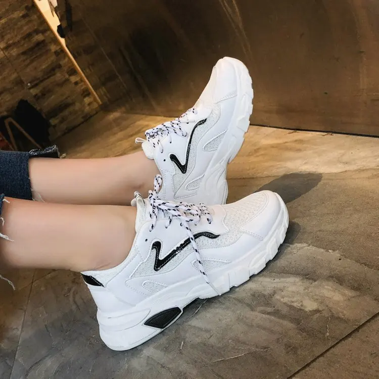 2019 Spring Korean-style Casual Sports Shoes Breathable Mesh Students Shoes Thick Bottomed Versatile INS Running Sneakers
2019 Spring Korean-style Casual Sports Shoes Breathable Mesh Students Shoes Thick Bottomed Versatile INS Running Sneakers