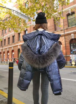 Real Fur Coat Natural Fur Collar 2019 Winter Jacket Women Loose Short Down Coat White Duck Down Jacket Thick Warm Down Parka 
Real Fur Coat Natural Fur Collar 2019 Winter Jacket Women Loose Short Down Coat White Duck Down Jacket Thick Warm Down Parka
