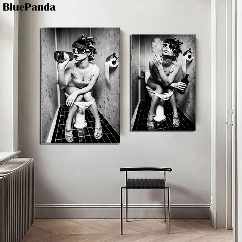 The Girl Is Drinking Beer in Bathroom Canvas Prints Picture Modular Paintings For Living Room Poster On The Wall Art Home Decor
The Girl Is Drinking Beer in Bathroom Canvas Prints Picture Modular Paintings For Living Room Poster On The Wall Art Home Decor