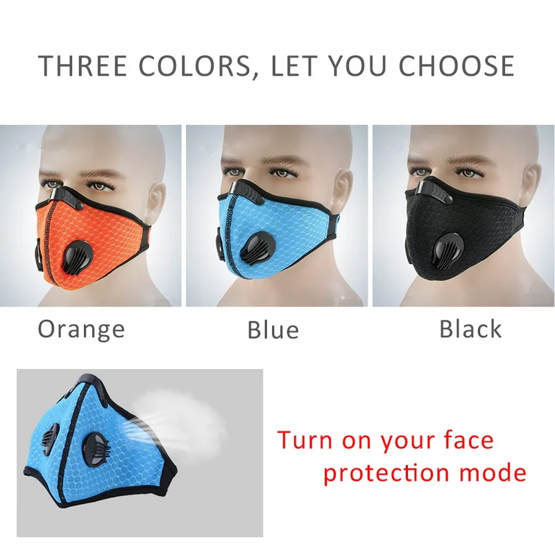 KN95 Dust Mask Cycling Face Mask Filter Windproof Breathable Protection Mask Anti-fog Running Sports Dust-proof Masks
KN95 Dust Mask Cycling Face Mask Filter Windproof Breathable Protection Mask Anti-fog Running Sports Dust-proof Masks