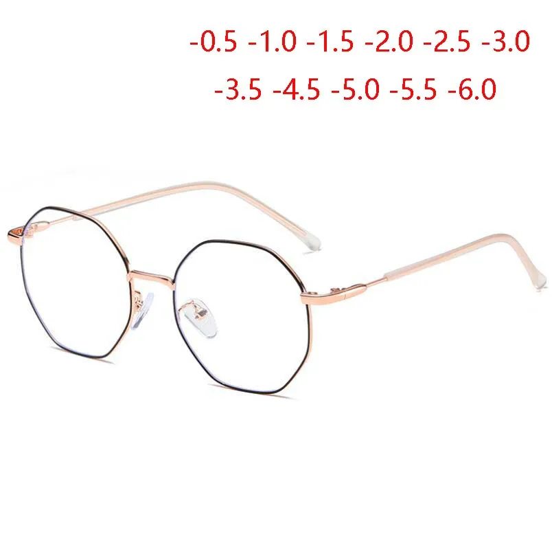 1.56 Refractive index Prescription Lens Graduated Eyeglasses Polygon Stainless Steel Finished Myopia Glasses -0.5 -1.0 To -6.0
1.56 Refractive index Prescription Lens Graduated Eyeglasses Polygon Stainless Steel Finished Myopia Glasses -0.5 -1.0 To -6.0