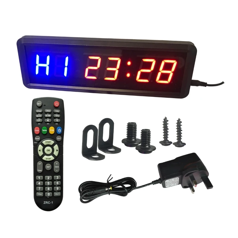 Gym Timer Stopwatch with Remote for Gym Fitness Training Ideal Interval Timer G6KA
Gym Timer Stopwatch with Remote for Gym Fitness Training Ideal Interval Timer G6KA