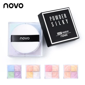 NOVO 4 Colors Loose Powder Kit Modified Pores Smooth Fix Setting Powder Makeup Oil Free Face Finish foundation powder
NOVO 4 Colors Loose Powder Kit Modified Pores Smooth Fix Setting Powder Makeup Oil Free Face Finish foundation powder