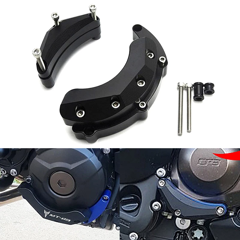 MT-09 Engine Guard Case Slider Cover Protector For YAMAHA MT09 FJ 09 XSR900 Tracer 900/GT 2014-2020 | Автомобили и мотоциклы