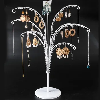 Tree-shaped jewelry organizer hanger metal Earrings Necklace Ring Pendant Bracelet Jewelry Display Stand
Tree-shaped jewelry organizer hanger metal Earrings Necklace Ring Pendant Bracelet Jewelry Display Stand