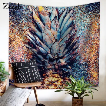 Zeegle Creative Pineapple Painting Tapestry For Living Room Wall Decor Sofa Chair Cover Fashion Beach Towel
Zeegle Creative Pineapple Painting Tapestry For Living Room Wall Decor Sofa Chair Cover Fashion Beach Towel