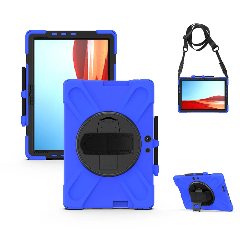 Case For Microsoft Surface Pro X 13 Inch 2019 Heavy Duty Rugged Protection Cover with Kickstand Hand+Neck Strap
Case For Microsoft Surface Pro X 13 Inch 2019 Heavy Duty Rugged Protection Cover with Kickstand Hand+Neck Strap