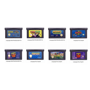 32 Bit Video Game Cartridge Console Card for Nintendo GBA Super Mari 8 Series English Language Version 1/2
32 Bit Video Game Cartridge Console Card for Nintendo GBA Super Mari 8 Series English Language Version 1/2