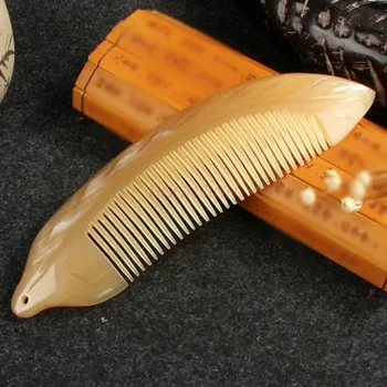 yak horn comb New Yak Horn Comb Leaf Shape Hairdressing Hairbrush Free Lettering Natural Anti-hair Loss Static Portable Combs
yak horn comb New Yak Horn Comb Leaf Shape Hairdressing Hairbrush Free Lettering Natural Anti-hair Loss Static Portable Combs