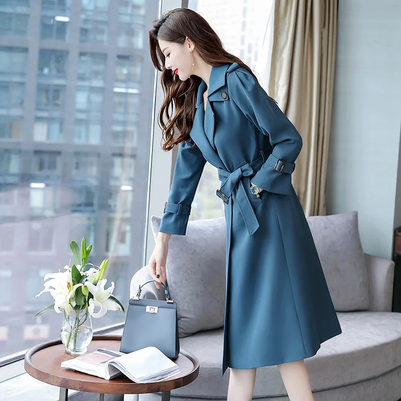 Solid Color Suit Collar Mid-length 2019 Autumn & Winter New Style Coat Elegant Simple Versatile
Solid Color Suit Collar Mid-length 2019 Autumn & Winter New Style Coat Elegant Simple Versatile