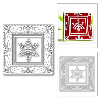 2020 New Square Frame and Snowflake Lace Embossing Background Metal Cutting Dies For Making Greeting Card Scrapbooking No Stamps
2020 New Square Frame and Snowflake Lace Embossing Background Metal Cutting Dies For Making Greeting Card Scrapbooking No Stamps