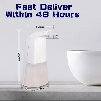 3 pcs Foam soap dispenser sensor hand sanitizer intelligent automatic sensor sensor non-contact foam soap dispenser for bathroom
3 pcs Foam soap dispenser sensor hand sanitizer intelligent automatic sensor sensor non-contact foam soap dispenser for bathroom