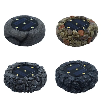 4Pcs Solar 5LED Resin Buried Lamp Outdoor Garden Buried Lawn Lamp Simulated Stone Lamp
4Pcs Solar 5LED Resin Buried Lamp Outdoor Garden Buried Lawn Lamp Simulated Stone Lamp