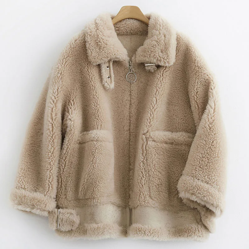 2019 Women's Fur Coat Female Jacket Sheared Sheep Fur Wool Autumn Jacket Short Overcoat Shearing Lady Casual Warm Female
2019 Women's Fur Coat Female Jacket Sheared Sheep Fur Wool Autumn Jacket Short Overcoat Shearing Lady Casual Warm Female