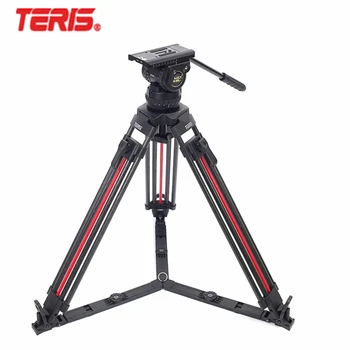 TERIS TS120CF-Q Carbon Fiber Video Camera Tripod Kit Fluid Head Load 15KG Quick Lock Professional Tripod for film camera
TERIS TS120CF-Q Carbon Fiber Video Camera Tripod Kit Fluid Head Load 15KG Quick Lock Professional Tripod for film camera