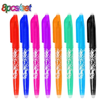 8pcs/lot 0.5mm Erasable Pen Refills Colorful 8 Color Creative Drawing Tool Student Writing Tools Office Stationery
8pcs/lot 0.5mm Erasable Pen Refills Colorful 8 Color Creative Drawing Tool Student Writing Tools Office Stationery