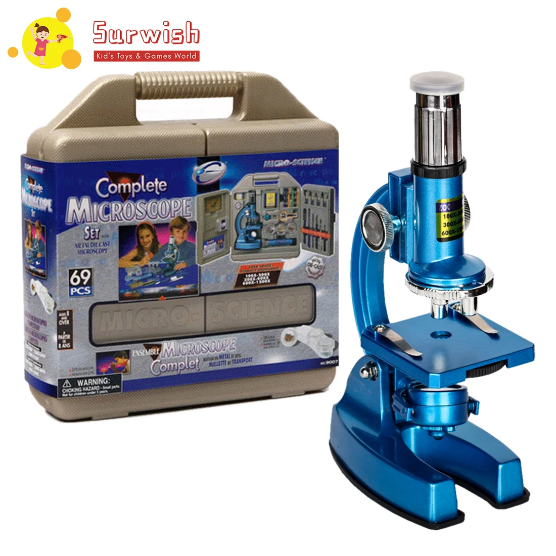 DIY 100X-200X -300X -600X -1200X Hd Wide-Angle Optical Microscope Puzzle Cell Analysis Experimental Equipment Stem Toy Set
DIY 100X-200X -300X -600X -1200X Hd Wide-Angle Optical Microscope Puzzle Cell Analysis Experimental Equipment Stem Toy Set