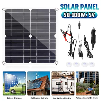 5V 50W USB Solar Panel 280*280*3mm Output Solar Cells Poly Solar Panel with Car Charger for Car Yacht Battery Monocrystalline
5V 50W USB Solar Panel 280*280*3mm Output Solar Cells Poly Solar Panel with Car Charger for Car Yacht Battery Monocrystalline