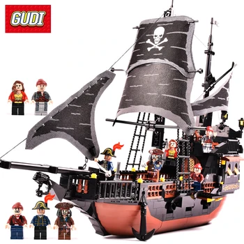 652pcs Pirates Caribbean Black Pearl Ghost Ship Large Models Compatible lepining Building Blocks Educational Birthday Gift
652pcs Pirates Caribbean Black Pearl Ghost Ship Large Models Compatible lepining Building Blocks Educational Birthday Gift