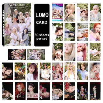 30PCS/Set KPOP TWICE 9th Album MORE & MORE HD Photo Card PVC Cards Self Made LOMO Card Photocards
30PCS/Set KPOP TWICE 9th Album MORE & MORE HD Photo Card PVC Cards Self Made LOMO Card Photocards