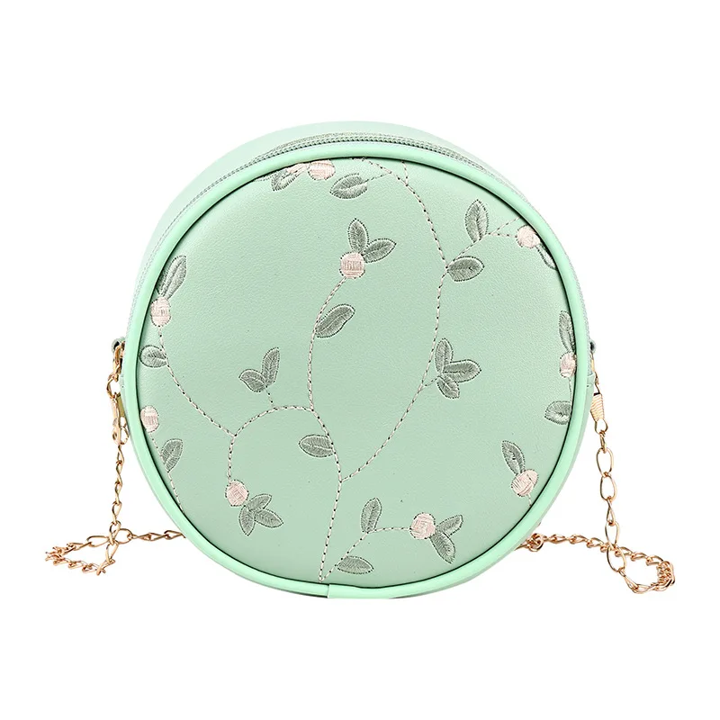 Stylish Embroidered Cool One-Shoulder Chain Small round Bag 2020 Korean Style Summer and Autumn New Messenger Bag
Stylish Embroidered Cool One-Shoulder Chain Small round Bag 2020 Korean Style Summer and Autumn New Messenger Bag