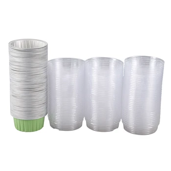 Cake Baking Cups,125Ml Muffin Liners Cups with Lids,Disposable Foil Ramekins,Cupcake Liners,Foil Cupcake Baking Cups 100
Cake Baking Cups,125Ml Muffin Liners Cups with Lids,Disposable Foil Ramekins,Cupcake Liners,Foil Cupcake Baking Cups 100