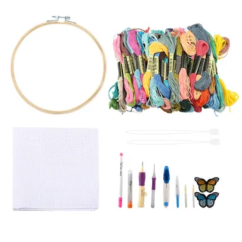 100Pcs/Set DIY Crafts Colorful 50colors Threads Embroidery Pen Punch Needle Kits Set Sewing Tools For Those Embroidery Lovers
100Pcs/Set DIY Crafts Colorful 50colors Threads Embroidery Pen Punch Needle Kits Set Sewing Tools For Those Embroidery Lovers
